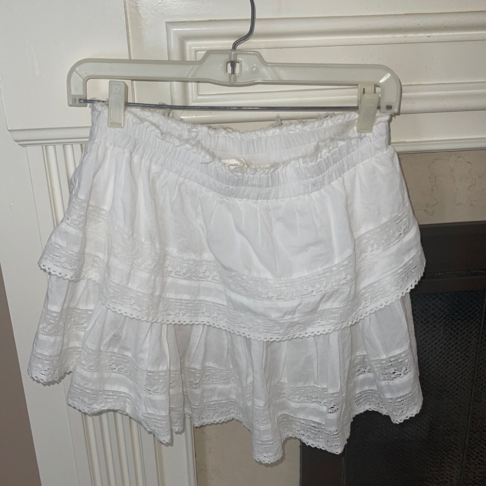 LoveShackFancy Ruffle Mini Skirt